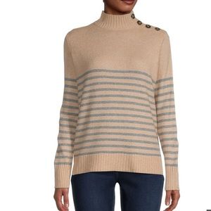 St. John's Bay Womens Mock Neck Long Sleeve Pullover‎ Sweater size 1X